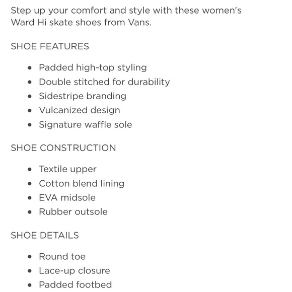 Vans ward high skate suede sneakers rose pink 7.5 - Picture 2 of 11